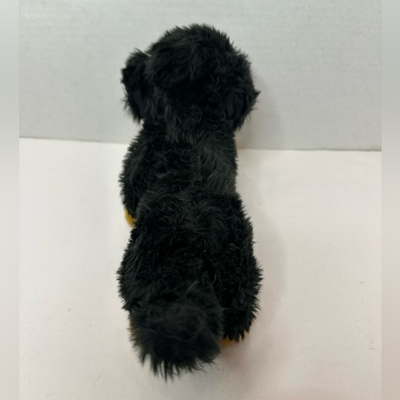 Aurora Nature Babies Dachshund Realistic Stuffed Animal Plush 13 inch Black Dog - Picture 4 of 7